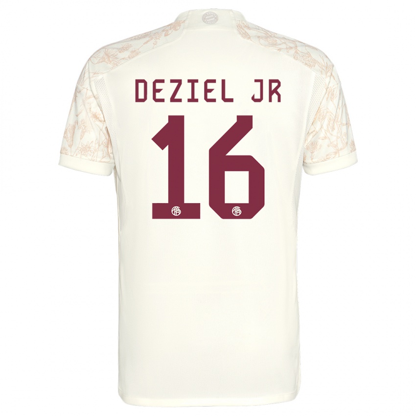 Mulher Camisola Robert Deziel Jr #16 Off White Terceiro 2023/24 Camisa