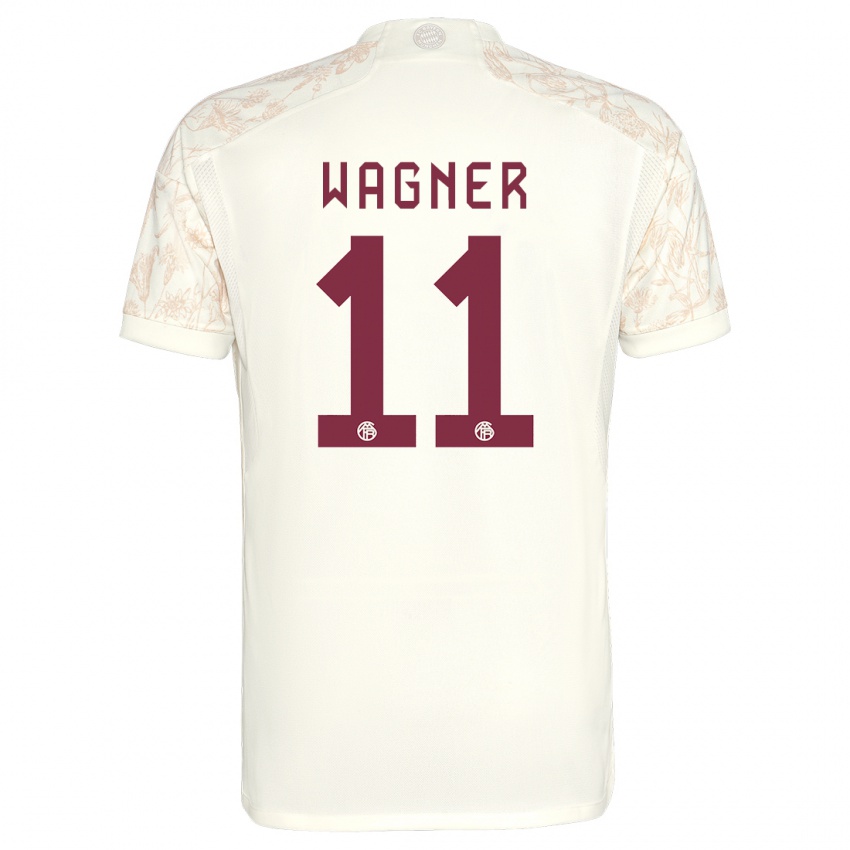 Mulher Camisola Ricardo Wagner #11 Off White Terceiro 2023/24 Camisa