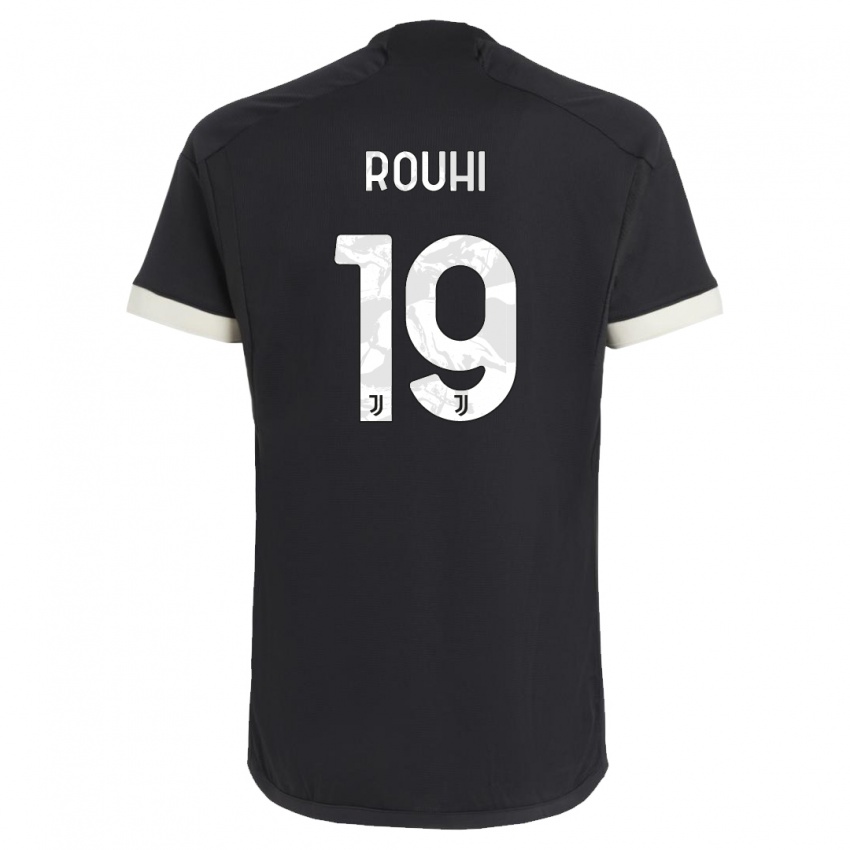 Mulher Camisola Jonas Rouhi #19 Preto Terceiro 2023/24 Camisa