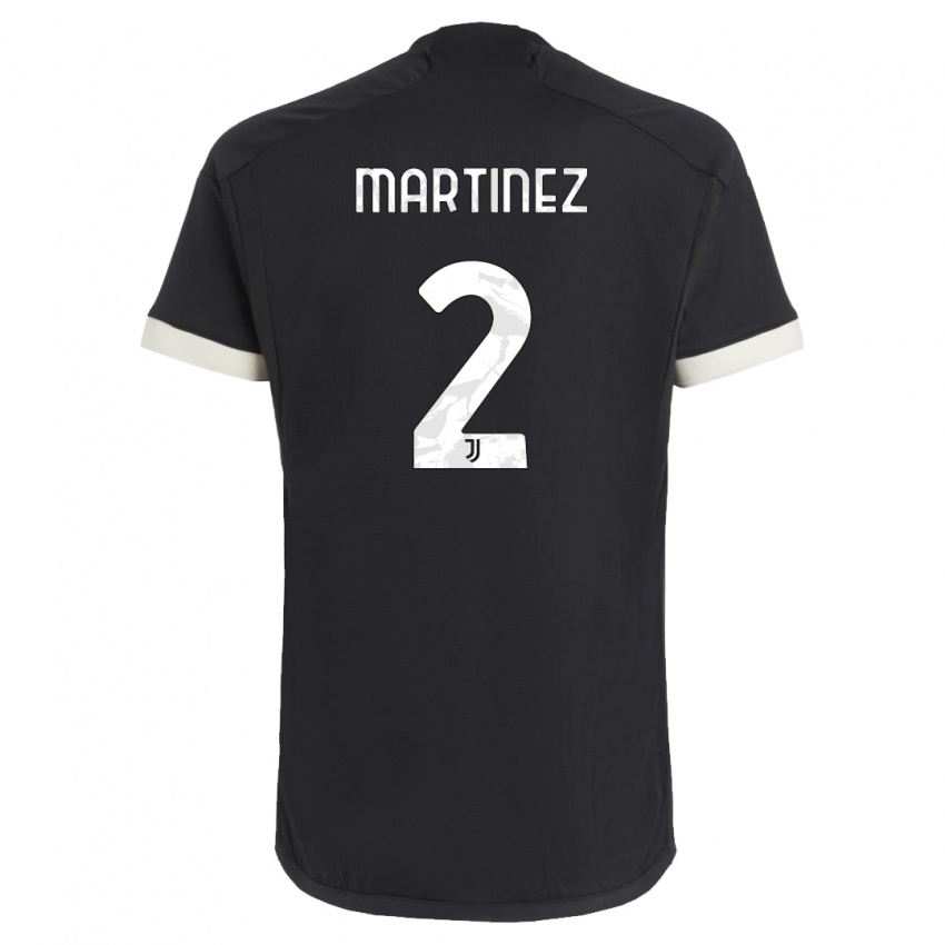 Mulher Camisola Bruno Martinez #2 Preto Terceiro 2023/24 Camisa