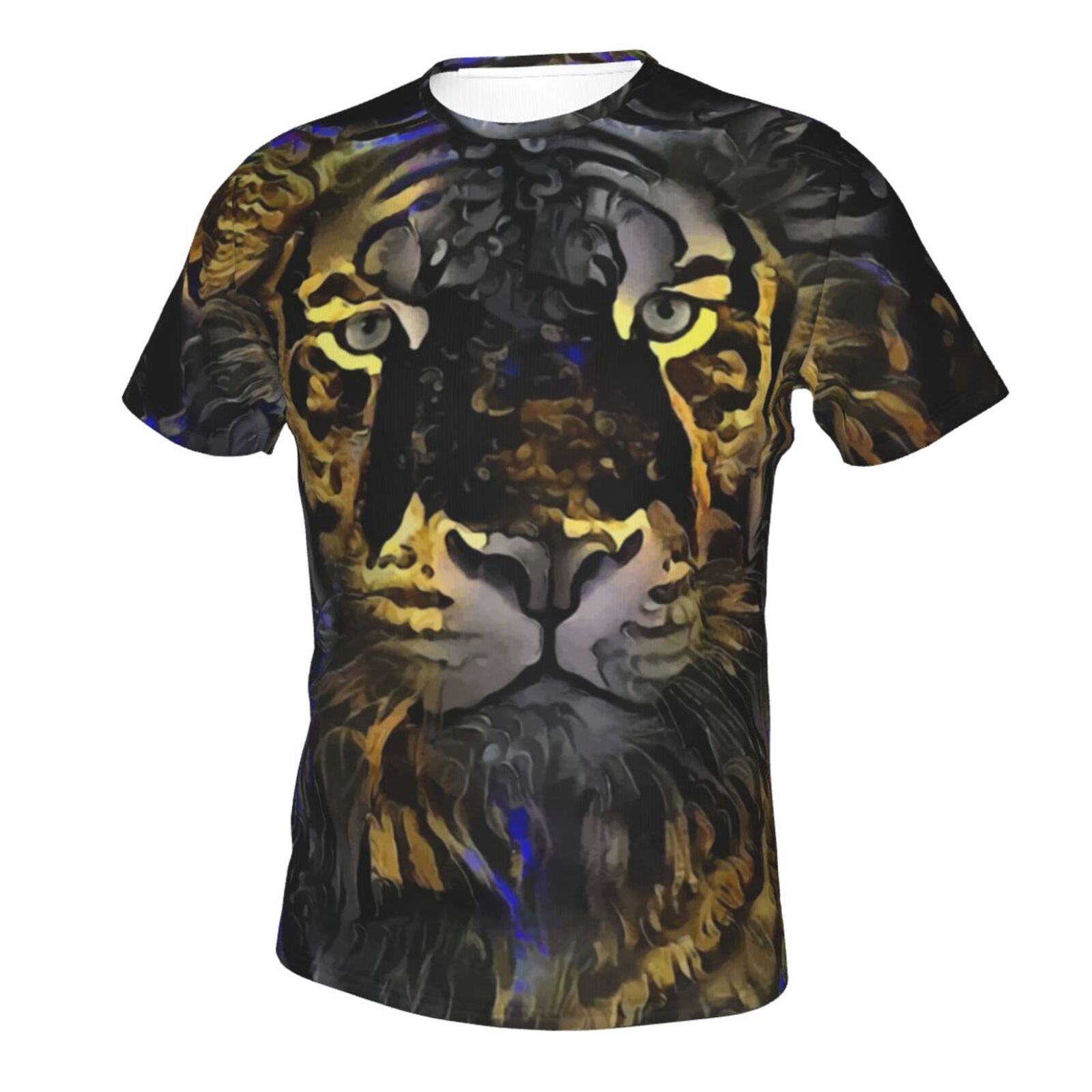 Camiseta Clássica Tigermoon 2021 Elementos De Mídia Mista